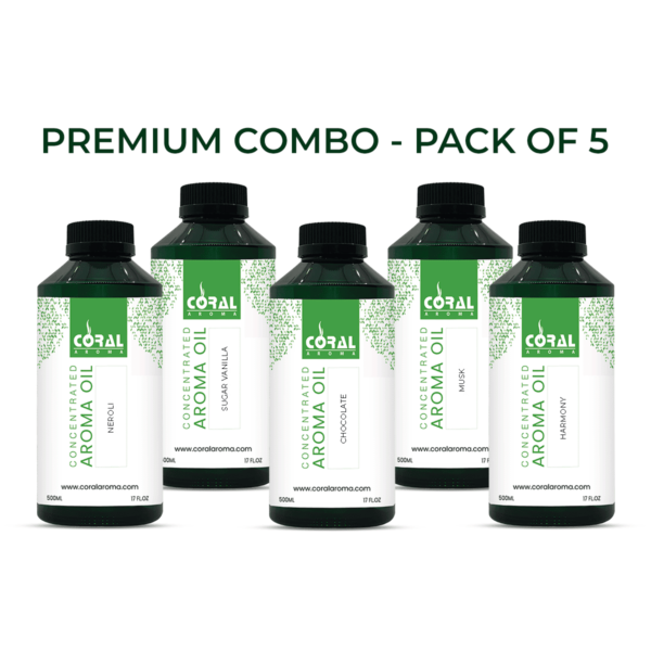 PREMIUM AROMA OIL COMBO 5 PIECE